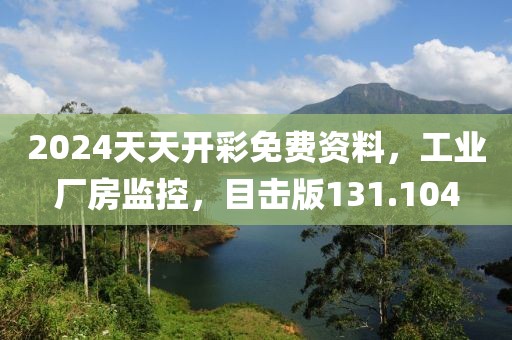 2024天天开彩免费资料，工业厂房监控，目击版131.104