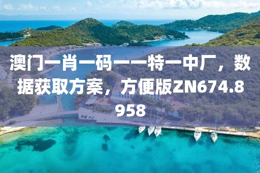 澳门一肖一码一一特一中厂，数据获取方案，方便版ZN674.8958