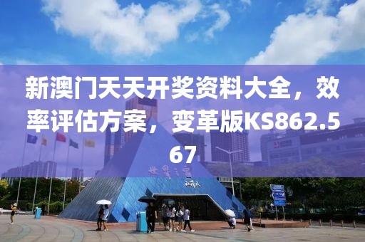 新澳门天天开奖资料大全，效率评估方案，变革版KS862.567