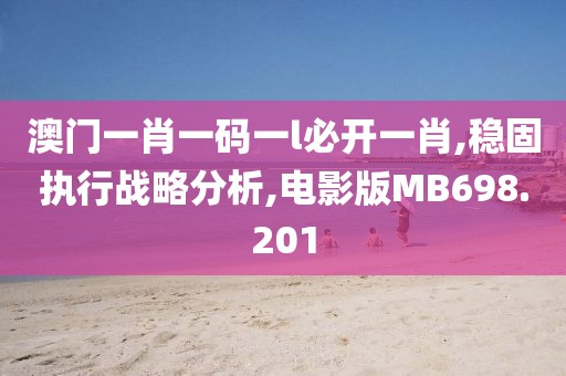 澳门一肖一码一l必开一肖,稳固执行战略分析,电影版MB698.201