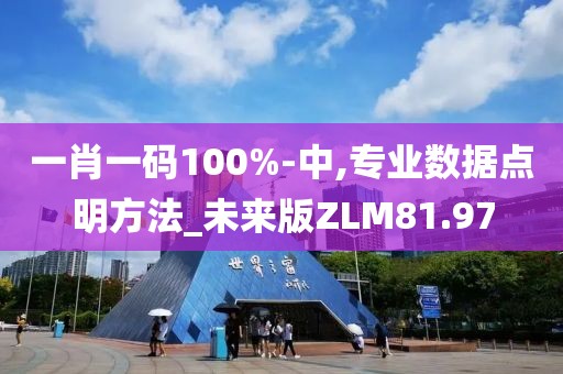 一肖一码100%-中,专业数据点明方法_未来版ZLM81.97