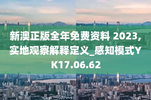 新澳正版全年免费资料 2023,实地观察解释定义_感知模式YK17.06.62