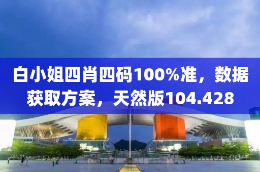 白小姐四肖四码100%准，数据获取方案，天然版104.428