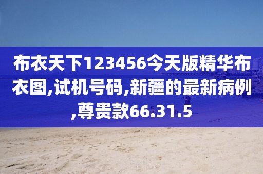 布衣天下123456今天版精华布衣图,试机号码,新疆的最新病例,尊贵款66.31.5