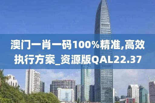 澳门一肖一码100%精准,高效执行方案_资源版QAL22.37