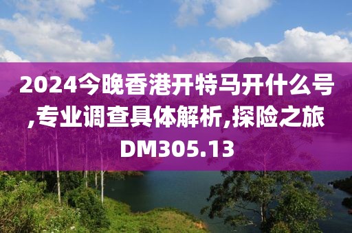 2024今晚香港开特马开什么号,专业调查具体解析,探险之旅DM305.13