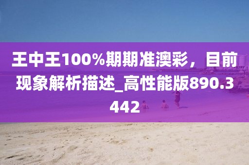 王中王100%期期准澳彩，目前现象解析描述_高性能版890.3442