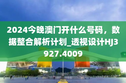 2024今晚澳门开什么号码，数据整合解析计划_透视设计HJ3927.4009