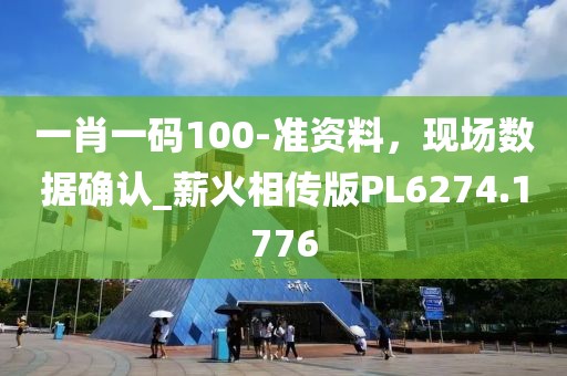 一肖一码100-准资料，现场数据确认_薪火相传版PL6274.1776