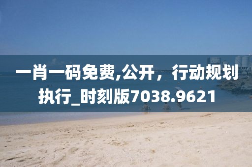 一肖一码免费,公开，行动规划执行_时刻版7038.9621