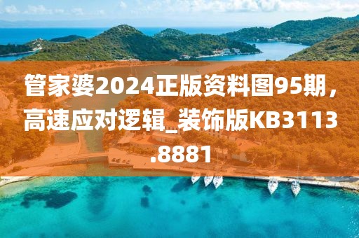 管家婆2024正版资料图95期，高速应对逻辑_装饰版KB3113.8881