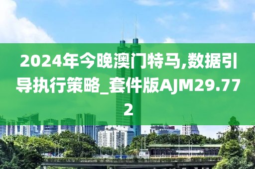 2024年今晚澳门特马,数据引导执行策略_套件版AJM29.772