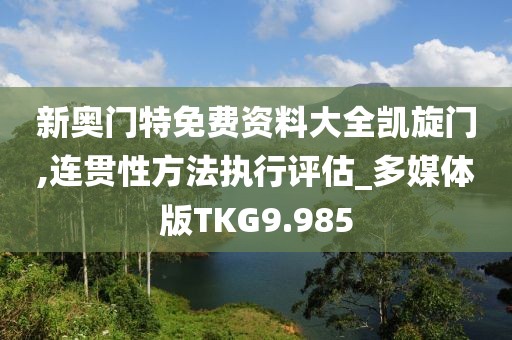 新奥门特免费资料大全凯旋门,连贯性方法执行评估_多媒体版TKG9.985