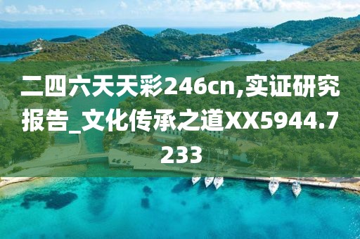 二四六天天彩246cn,实证研究报告_文化传承之道XX5944.7233