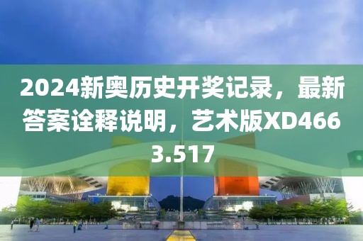 2024新奥历史开奖记录，最新答案诠释说明，艺术版XD4663.517