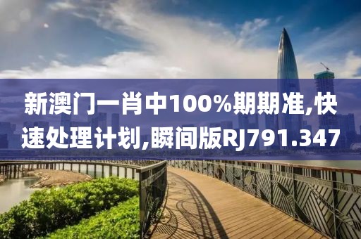 新澳门一肖中100%期期准,快速处理计划,瞬间版RJ791.347