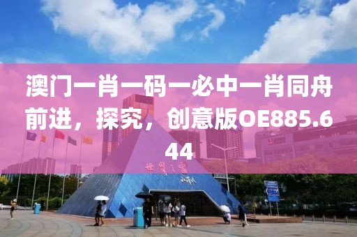 澳门一肖一码一必中一肖同舟前进，探究，创意版OE885.644